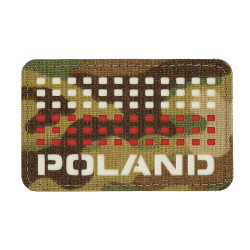 M-Tac naszywka Poland (z flagą) 50x80 Laser Cut 