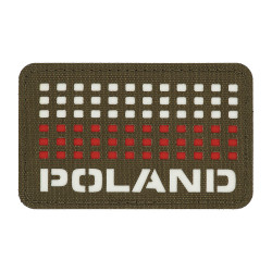 M-Tac naszywka Poland (z flagą) 50x80 Laser Cut 