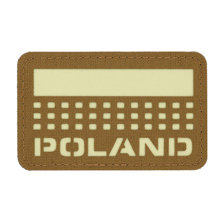 M-Tac naszywka Poland (z flagą) 50x80 Laser Cut 