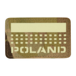 M-Tac naszywka Poland (z flagą) 50x80 Laser Cut 