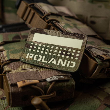 M-Tac naszywka Poland (z flagą) 50x80 Laser Cut 