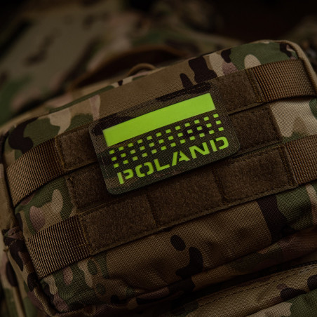 M-Tac naszywka Poland (z flagą) 50x80 Laser Cut 