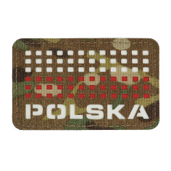 M-Tac naszywka Polska (z flagą) 50x80 Laser Cut 