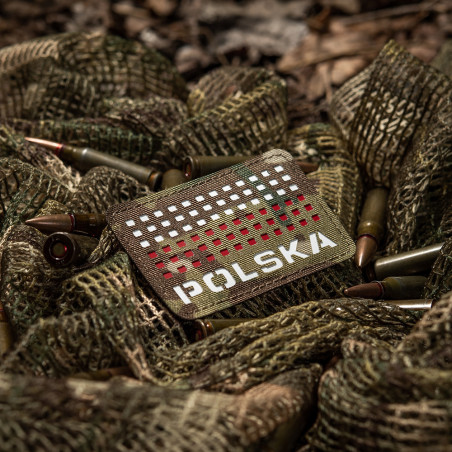 M-Tac naszywka Polska (z flagą) 50x80 Laser Cut 