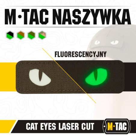 M-Tac naszywka Cat Eyes Laser Cut GID 