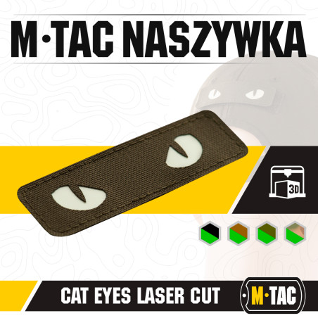 M-Tac naszywka Cat Eyes Laser Cut GID 