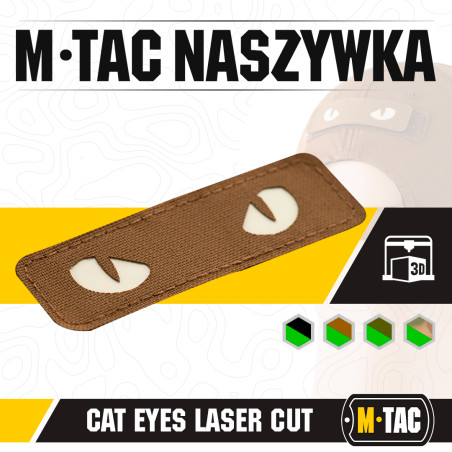 M-Tac naszywka Cat Eyes Laser Cut GID 