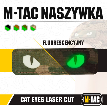 M-Tac naszywka Cat Eyes Laser Cut GID 