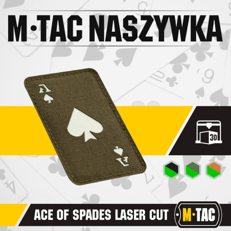 M-Tac naszywka Ace of Spades Laser Cut 