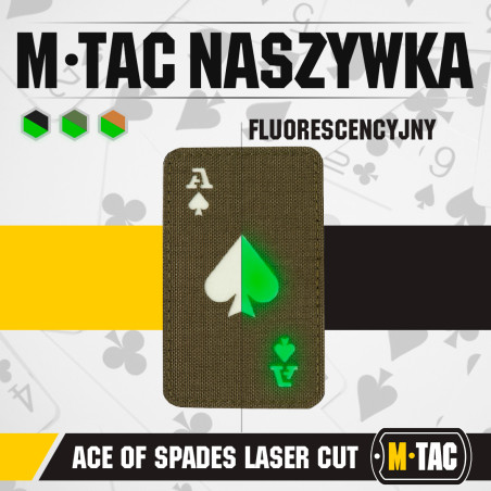 M-Tac naszywka Ace of Spades Laser Cut 