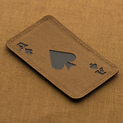 M-Tac naszywka Ace of Spades Laser Cut  2