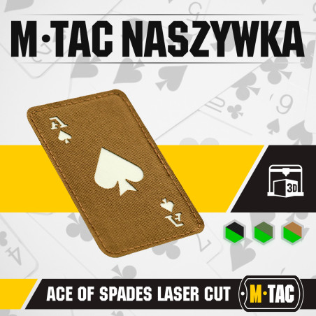 M-Tac naszywka Ace of Spades Laser Cut 