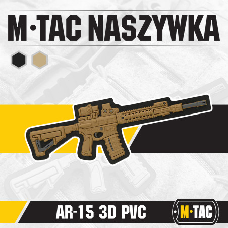 M-Tac naszywka AR-15 3D PVC 