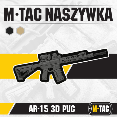 M-Tac naszywka AR-15 3D PVC 