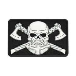 M-Tac naszywka Bearded Skull 3D PVC 