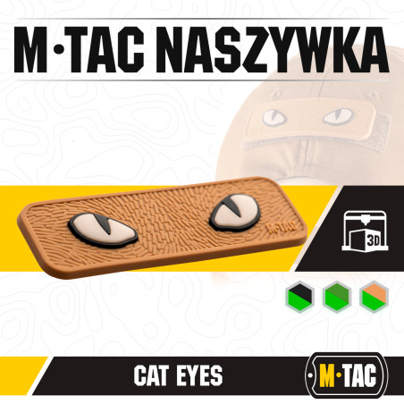 M-Tac naszywka Cat Eyes 3D PVC 