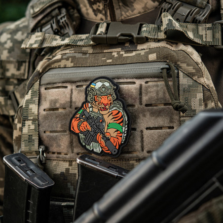 M-Tac Naszywka Tiger Zielona Opaska PVC 