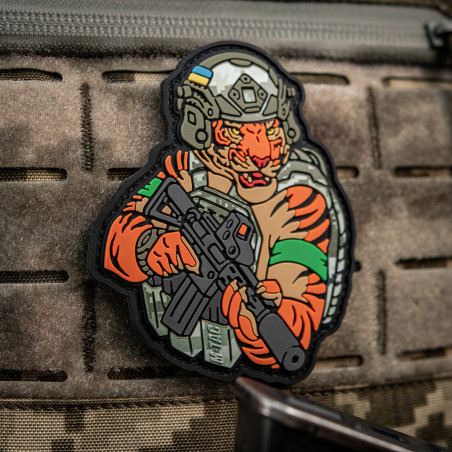 M-Tac Naszywka Tiger Zielona Opaska PVC 