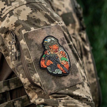 M-Tac Naszywka Tiger Zielona Opaska PVC 