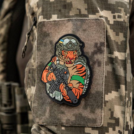 M-Tac Naszywka Tiger Zielona Opaska PVC 