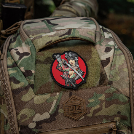 M-Tac Naszywka Tactical Girl 3 Wodograj Szaszka Na Ramieniu PVC 