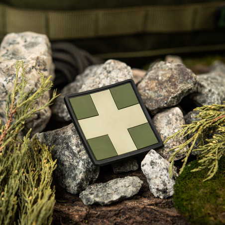 M-Tac naszywka Medic Cross Square PVC 