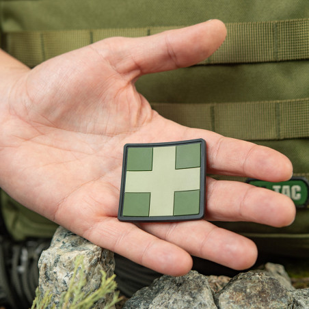 M-Tac naszywka Medic Cross Square PVC 