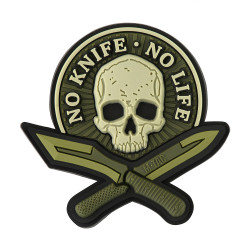 M-Tac naszywka No Knife - No Life 3D PVC 
