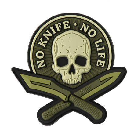 M-Tac naszywka No Knife - No Life 3D PVC 