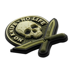 M-Tac naszywka No Knife - No Life 3D PVC  2