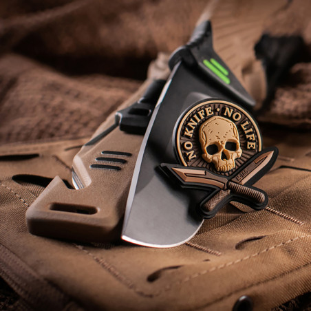 M-Tac naszywka No Knife - No Life 3D PVC 