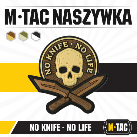 M-Tac naszywka No Knife - No Life 3D PVC 