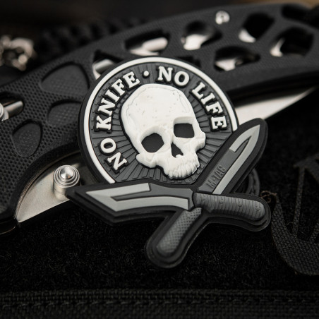 M-Tac naszywka No Knife - No Life 3D PVC 