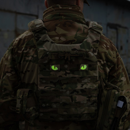M-Tac naszywka Tiger Eyes Laser Cut (para) 