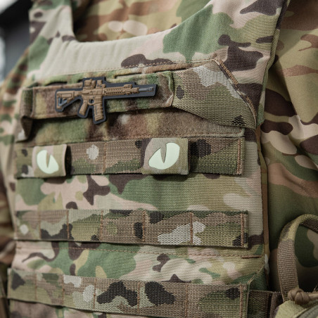 M-Tac naszywka Tiger Eyes Laser Cut (para) 