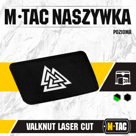 M-Tac naszywka Valknut pozioma Laser Cut 