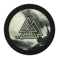M-Tac naszywka Valknut/Drakkar (80mm) 