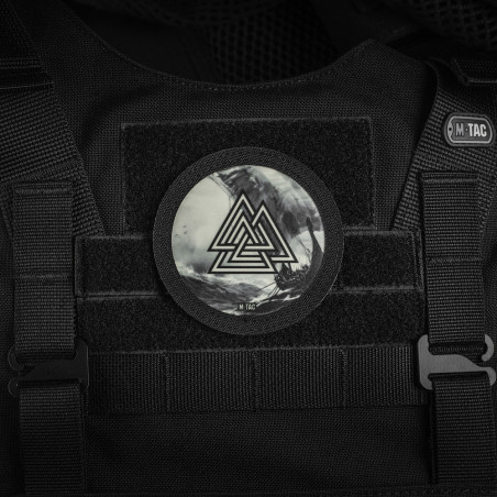 M-Tac naszywka Valknut/Drakkar (80mm) 