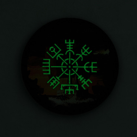 M-Tac Okrafla naszywka Vegvisir/Drakkar (80mm) 