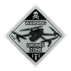 M-Tac Naklejka Drones Zone Refleksyjny Large 