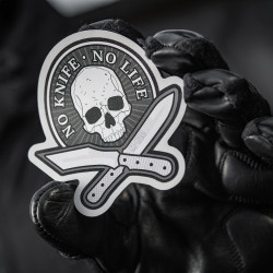 M-Tac Naklejka No Knife - No Life  2
