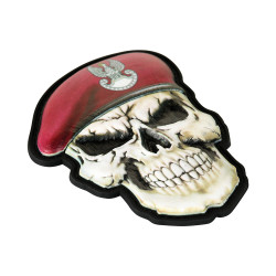 M-Tac Naszywka Czaszka w Berecie Polska (Wojska powietrznodesantowe i kawaleria powietrzna)  2