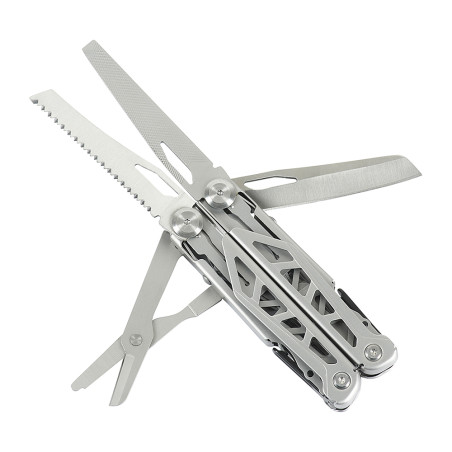 Multitool Type 3 Grey 14w1 – Narzędzie Wielofunkcyjne z Kaburą 