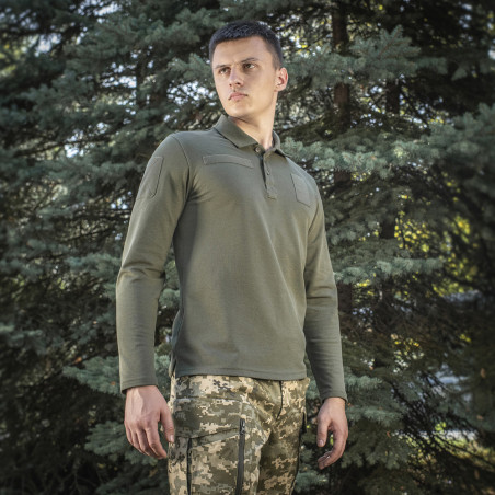 M-Tac Koszula Taktyczna Polo z długim rękawem 65/35 
