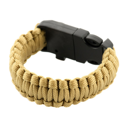M-Tac Bransoletka Paracord z Krzesiwem,Kompasem i Gwizdkiem 