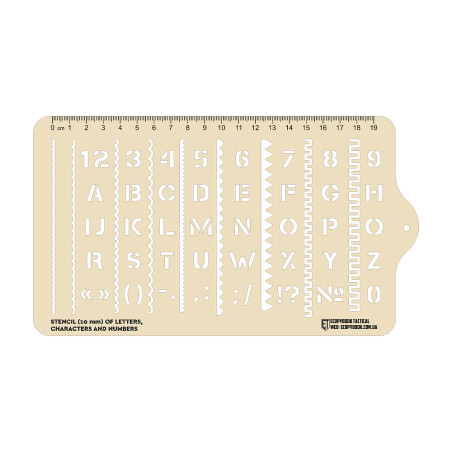 M-Tac Ecopybook Tactical Stencil symbols NATO 