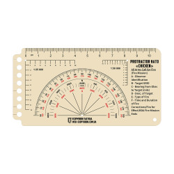 M-Tac Ecopybook Tactical Linijka Protractor NATO "Chicken" 