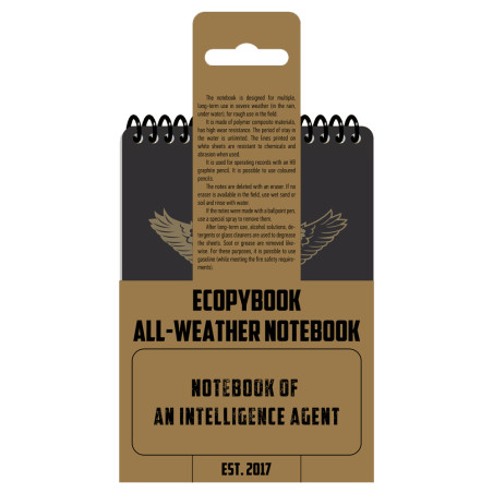 M-Tac Ecopybook Tactical notebook of an intelligence agent 