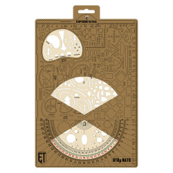 M-Tac Ecopybook big Tactical ruler Protractor NATO  2