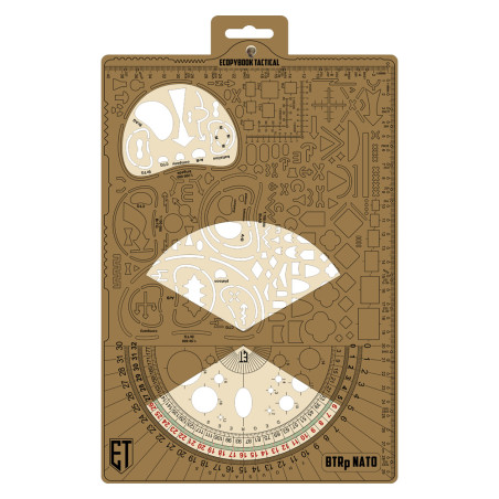 M-Tac Ecopybook big Tactical ruler Protractor NATO 
